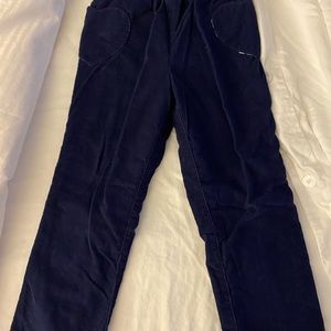 Mini Boden size 7 girls pants , only work couple of times , heart pockets